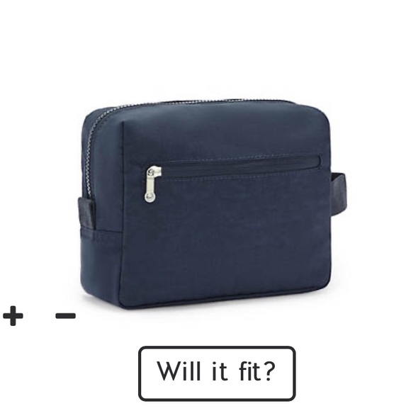 Brand new Kipling Parac Small Toiletry Bag Navy - Picture 4 of 8